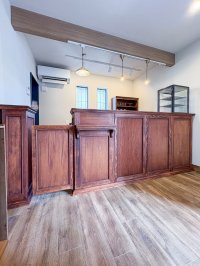 オーダーメイドレジカウンター177　(スイーツ屋さん向け・卓上冷蔵ショーケースカウンター)W3070