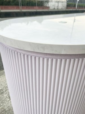 アール天板となみなみの化粧が素敵♪