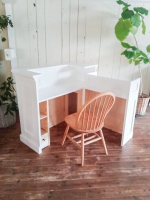 画像4: オーダーメイドレジカウンター91　(ショーケース付きL字型カウンター)W1200