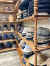 L字型ディスプレイシェルフ　アンティーク調オープンシェルフ　 