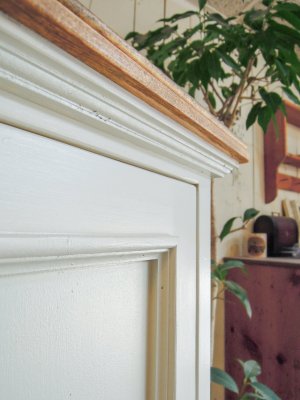 画像12: フランスアンティーク調キャビネット4dr　 