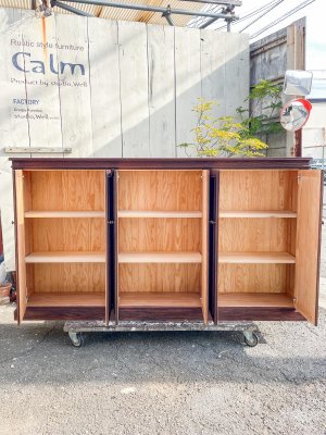 6枚扉の靴箱キャビネット