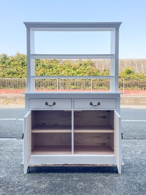 画像5: フランスアンティーク調ディスプレイシェルフ　美容室・店舗什器W1200