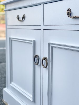 画像13: フランスアンティーク調ディスプレイシェルフ　美容室・店舗什器W1200