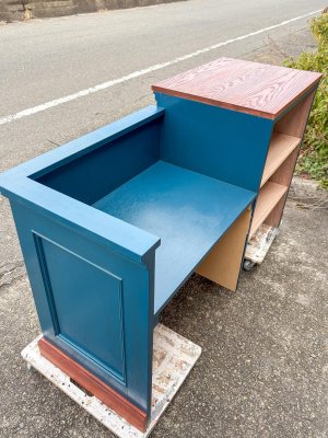 W680mmの卓上冷蔵ショーケースを収めるスペース