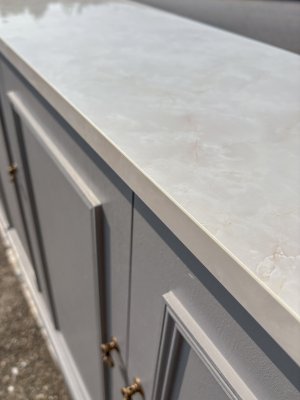 大理石メラミンは高級感・清潔感がでます。