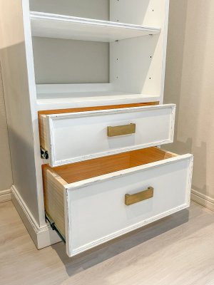 スライドレールでスムーズな動き