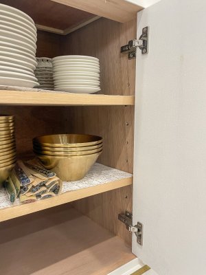 高さ変更のできる可動棚。