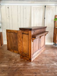 オーダーメイドレジカウンター153　(ドッグサロン・L字型スイングドア付き)W1300
