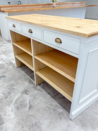 オーダーメイドバーカウンター156　(花屋さん向け・作業台カウンター)W1500