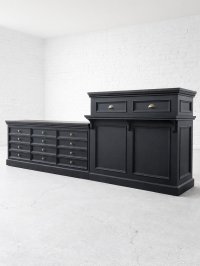 オーダーメイドレジカウンター171　(アパレルショップ向け・アンティーク調店舗家具)W2500