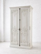 【リメイクご紹介】フランスアンティーク調クローゼット　ワードローブ　ハンガーラック