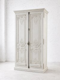 【リメイクご紹介】フランスアンティーク調クローゼット　ワードローブ　ハンガーラック