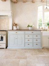 オーダーメイドキッチンカウンター178　アンティーク調キッチンボード　(輸入住宅向け・W1800)