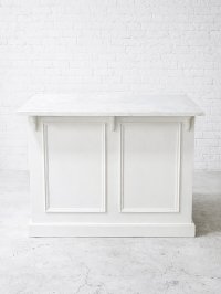 オーダーメイドキッチンカウンター180　大理石天板アイランドカウンター　(海外インテリア風・W1000)