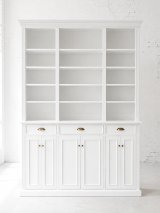 オーダーメイド壁面収納棚・店舗什器　W1600×H2200　〈洋書スタイル・ディスプレイシェルフ〉