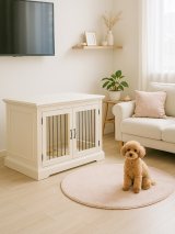 かわいい室内用犬小屋w800〜1200　おしゃれなドッグゲージ(1方柵)　 