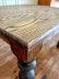 画像9: オークターンドレッグローテーブル　アンティーク調リビングテーブル　「Classic Benchleg」 (9)
