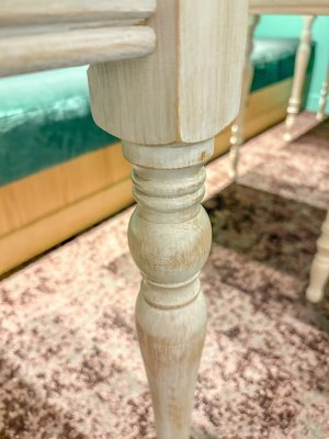 画像9: オークターンドレッグダイニングテーブル　ろくろ脚「スレンダー」　アンティーク調テーブル