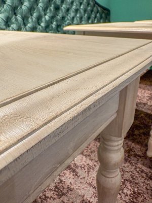 画像7: オークターンドレッグダイニングテーブル　ろくろ脚「スレンダー」　アンティーク調テーブル