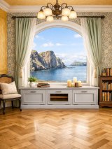 フランスアンティーク調ローボード　 