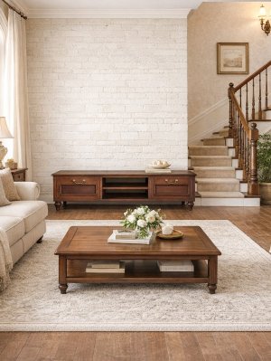 輸入住宅向けテレビボードのオーダーメイド実例紹介