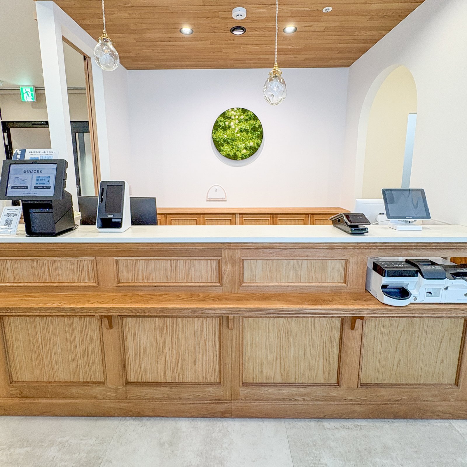 W2700mmレジカウンターの特注製作実績