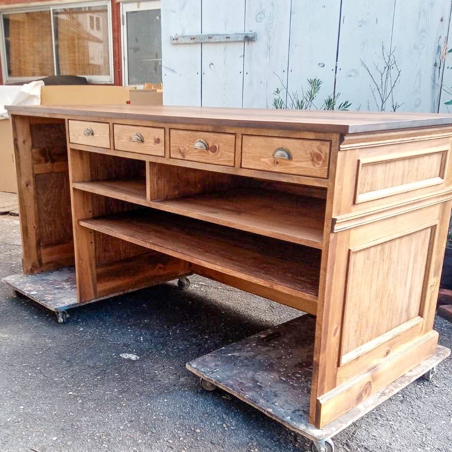 花屋さん向け作業カウンターテーブル