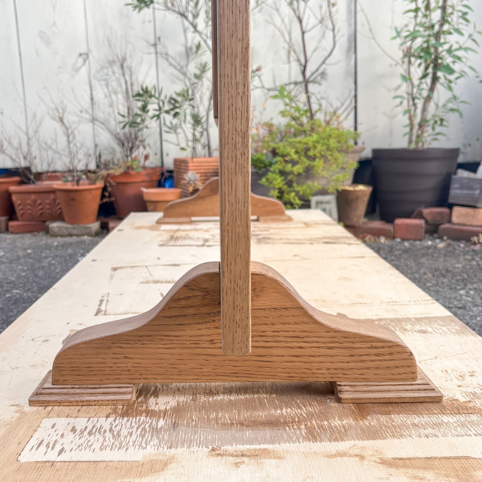 オーク家具ウッドパーテーション