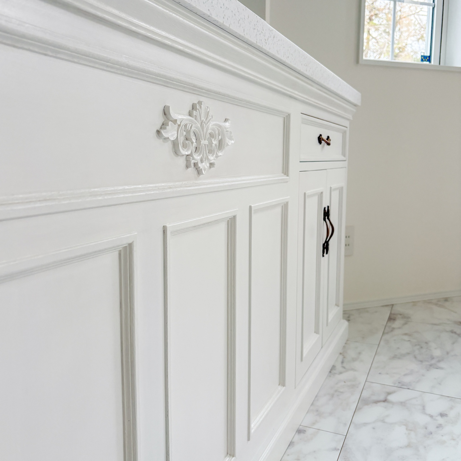 安価なキッチンカウンター特注製作