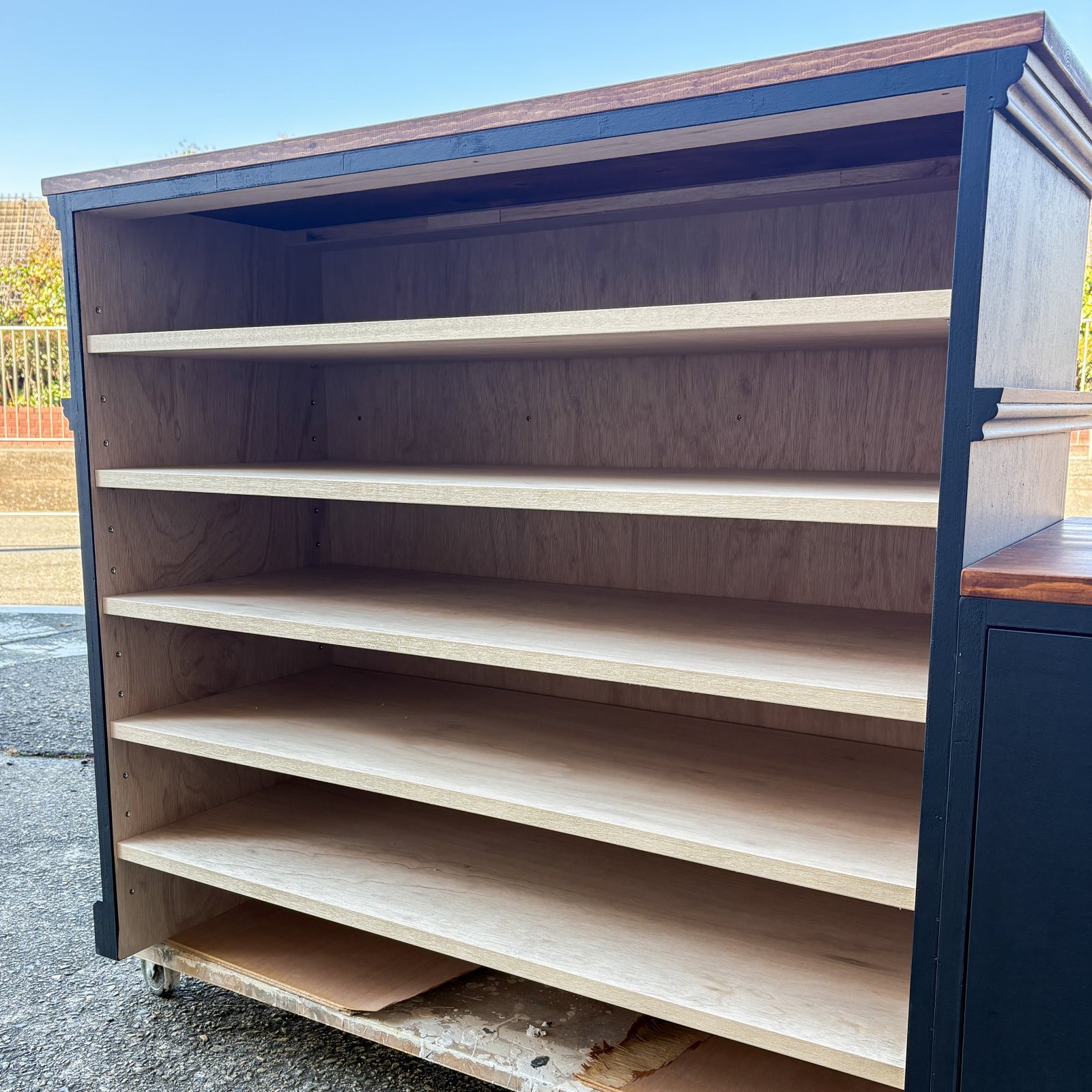 収納を選べるレジカウンター