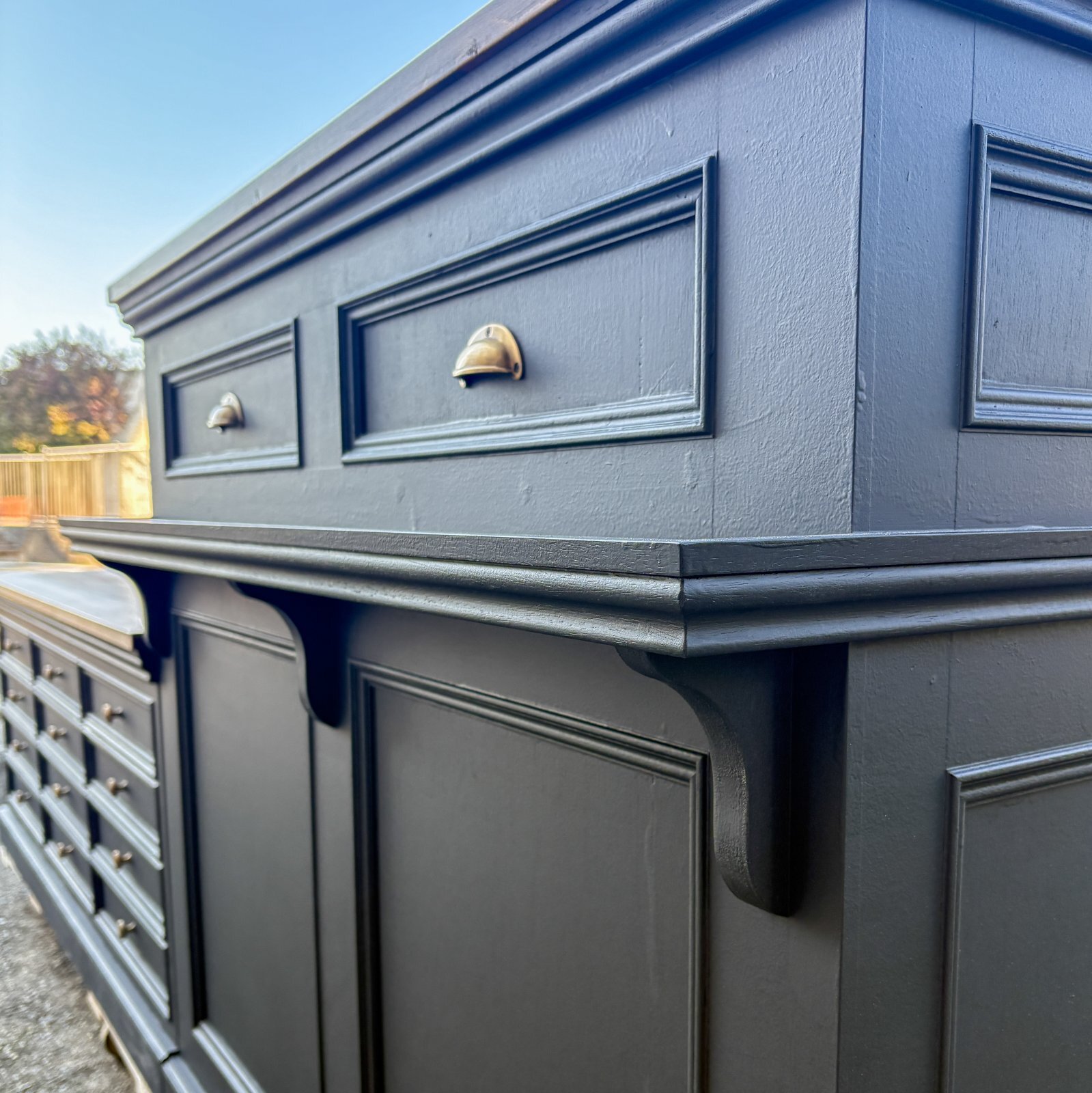 つや消しブラックレジカウンター