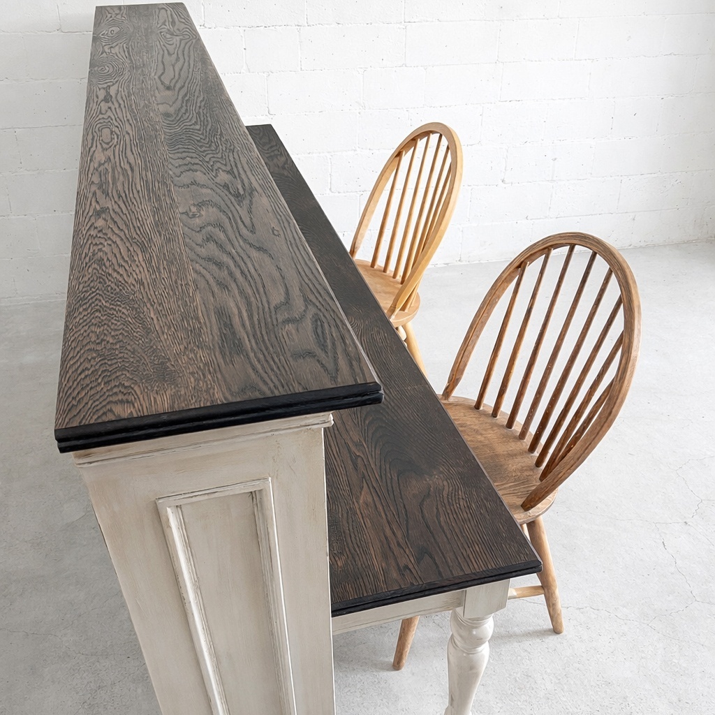 ホワイトオーク材を使ったカウンターテーブル