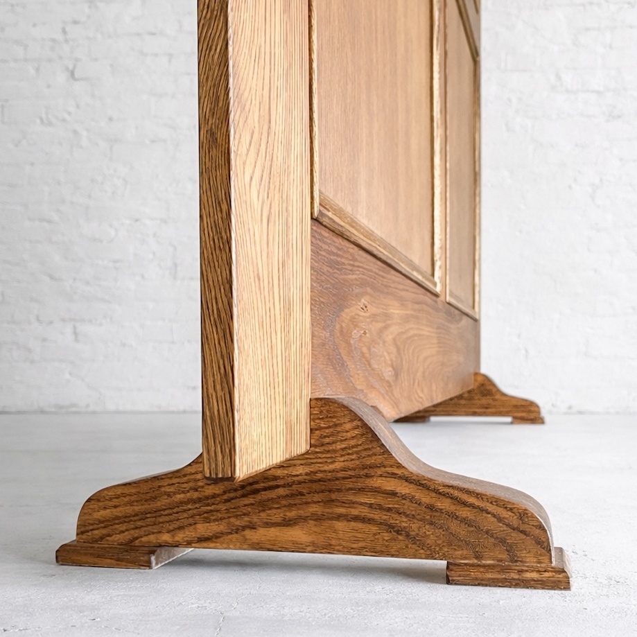 オーク家具ウッドパーテーション