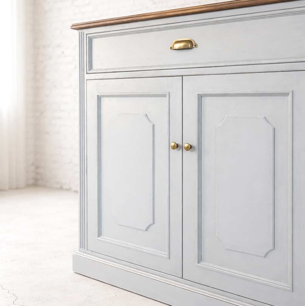 モールディング装飾のオーダーメイド家具