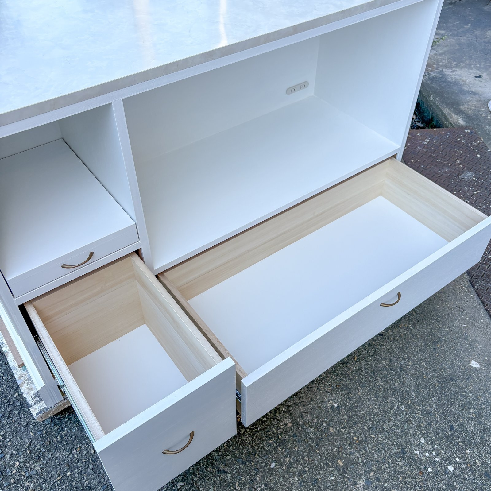 収納を選べるアイランドカウンター製作実例