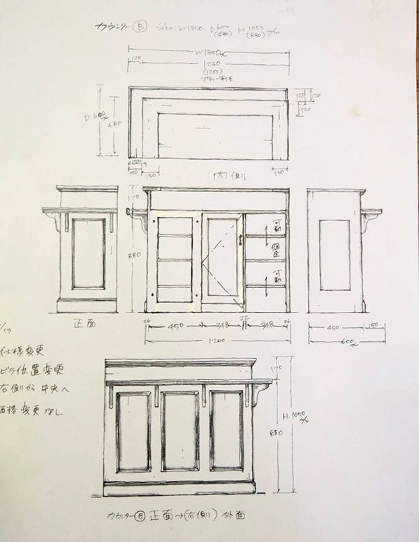 オーダーメイドカウンター,店舗什器