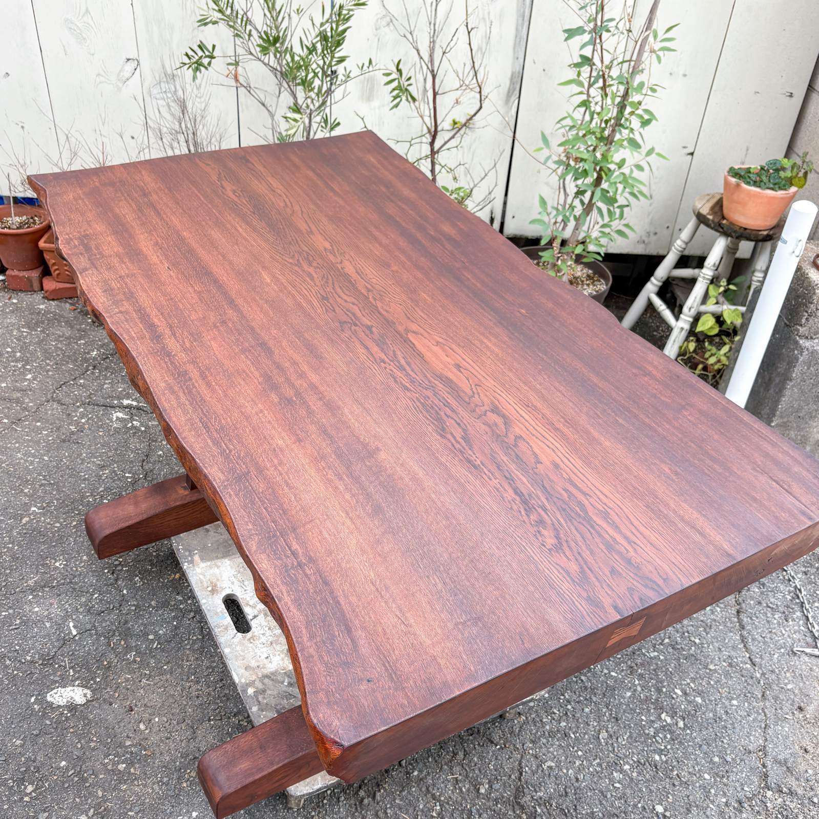 天板の剥離塗装