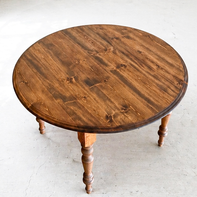 アンティーク調ターンドレッグダイニングテーブル,1400,1600,1800