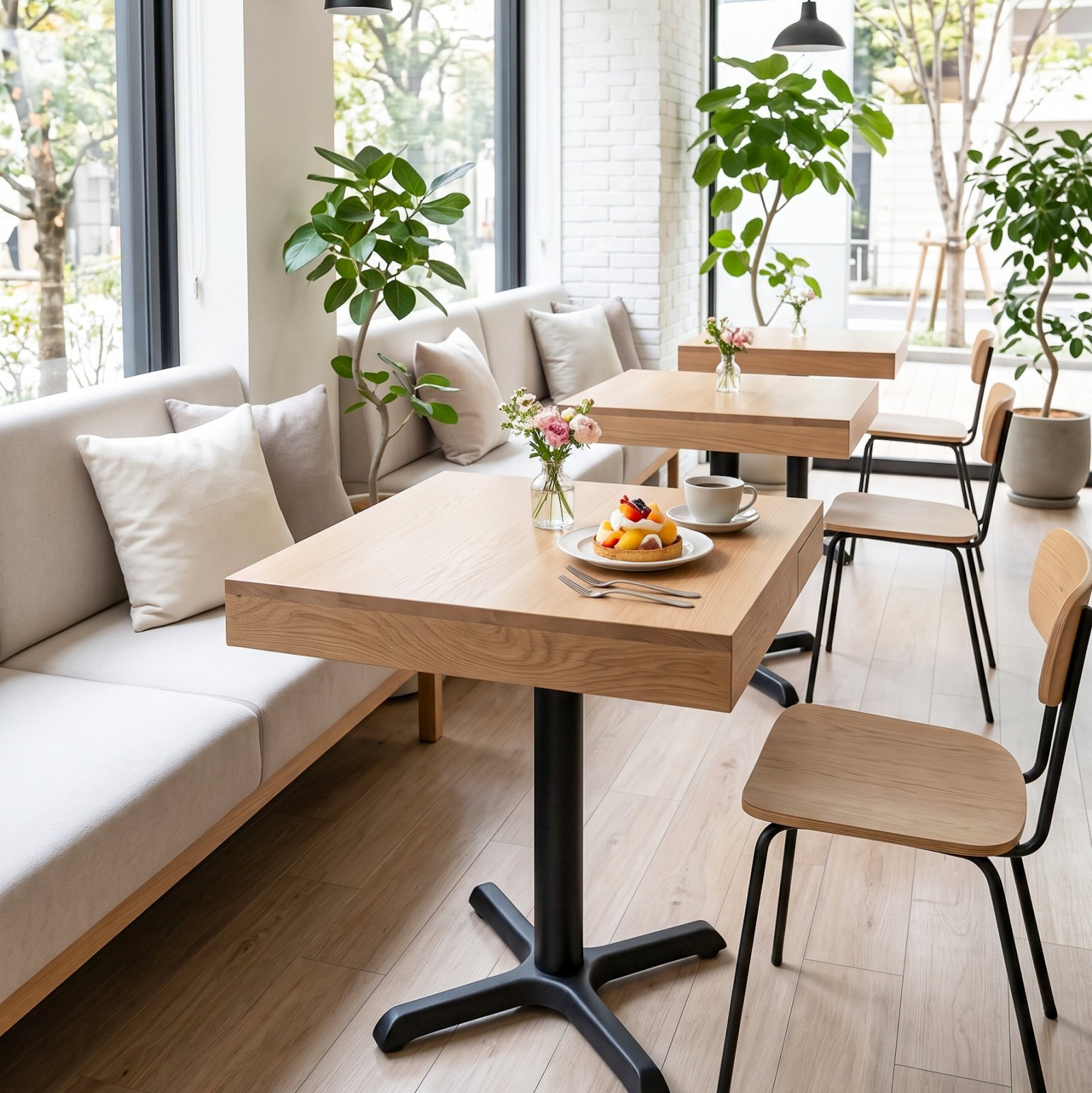 カフェレストラン向けアイアンテーブル