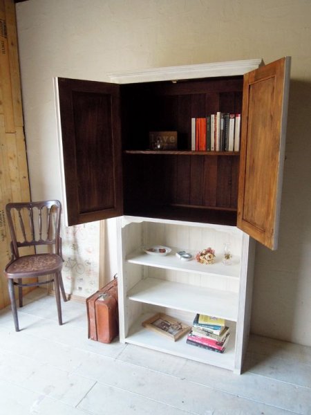 画像2: ブロカントキャビネット 2drシェルフ   (2)