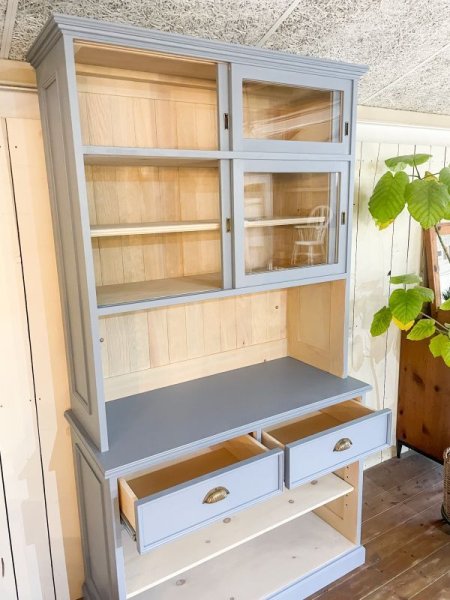 画像5: フランスアンティーク調カップボード   (5)