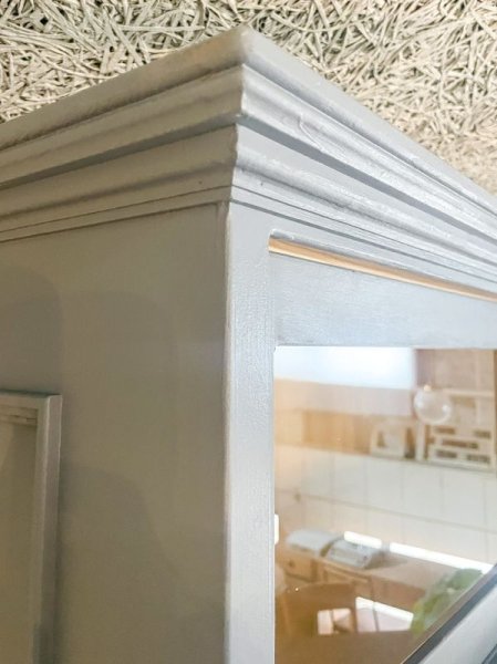 画像10: フランスアンティーク調カップボード   (10)