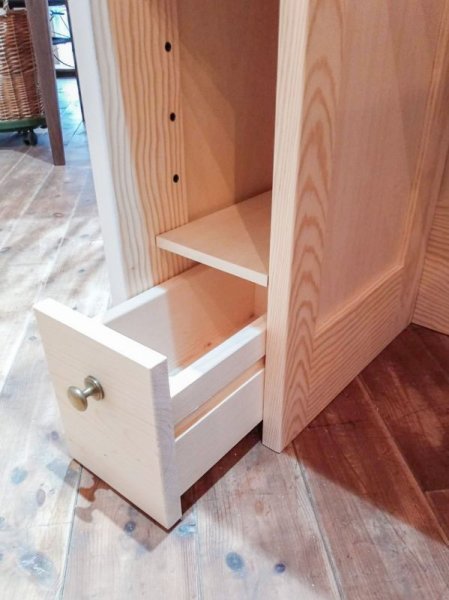 画像10: オーダーメイドレジカウンター91 (ショーケース付きL字型カウンター)W1200 (10)