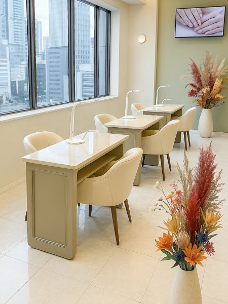 ネイルサロンに納品したイメージ画像