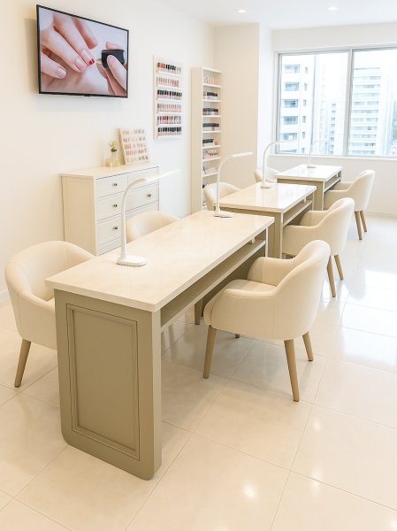 マンションサロンに納品したイメージ画像