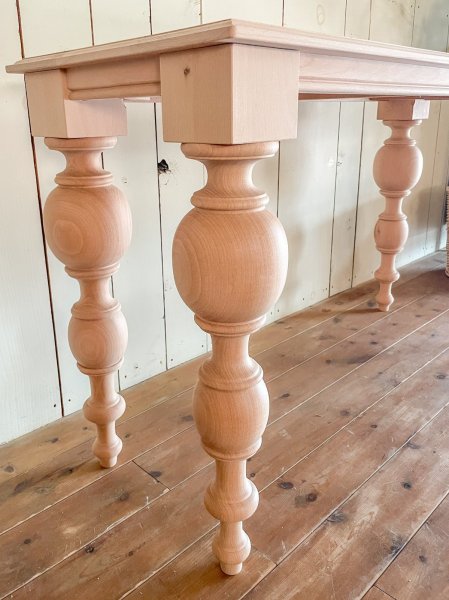 極太のろくろ足テーブルver.N