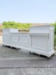 総幅3000mm、奥行き1650mmのL字型カウンターセット。