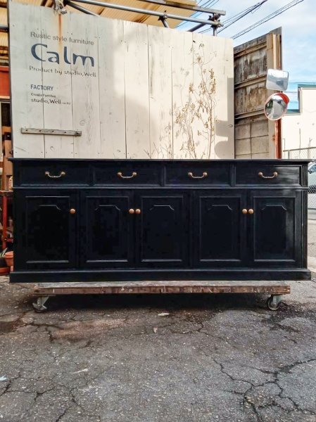 写真はW2200、D430、H900mm、サイズオーダーできます。