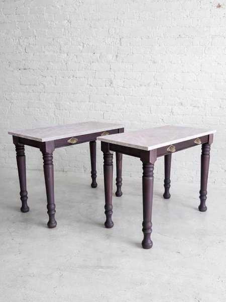 ネイルサロンのオープンに合わせて、かわいいネイルテーブルをオーダーメイドします。